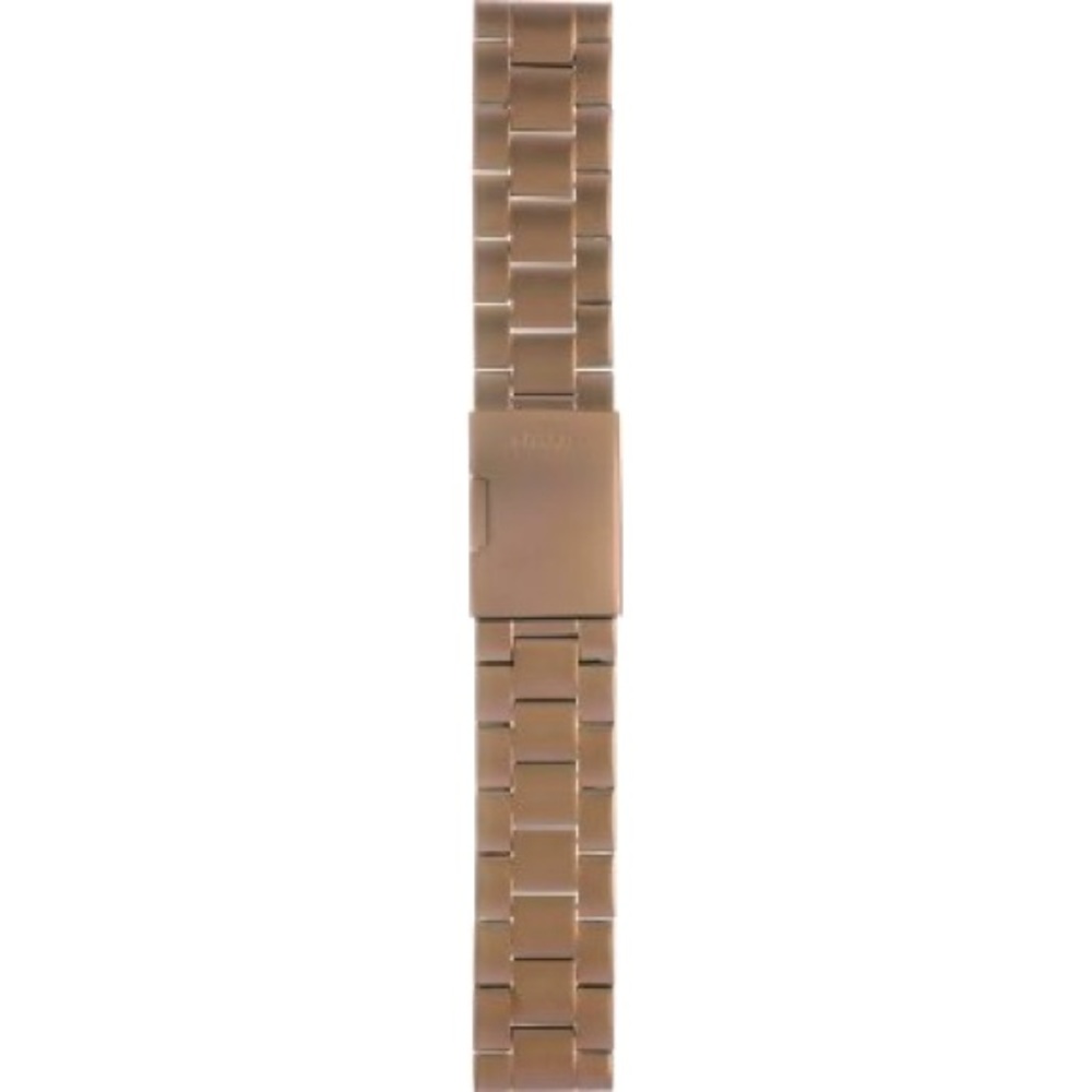 FOSSIL AFS5370 BROWN STAINLESS STEEL 22MM WATCH BRACELET